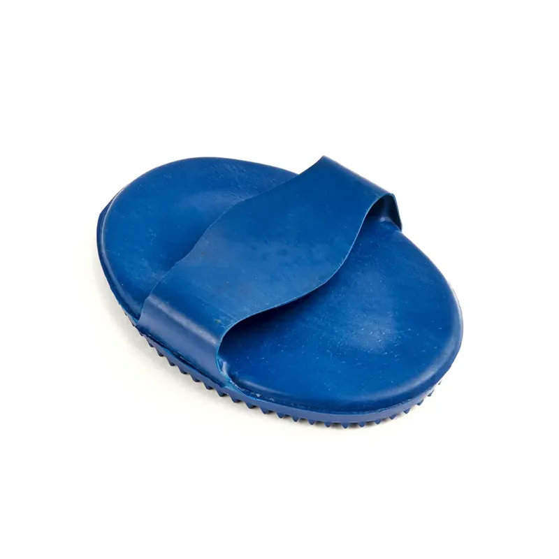 Shires Rubber Curry Comb - Blue